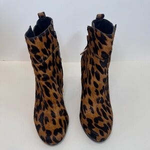 Sam Edelman Sianna Lepoard Calf Hair Bootie